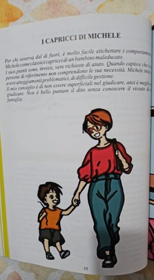 Illustrazione i capricci di Michele