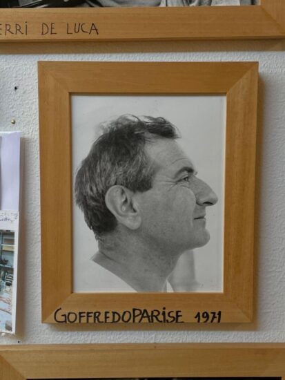 Foto ritratto di Goffredo Parise fatta da Giosetta Fioroni nel 1971