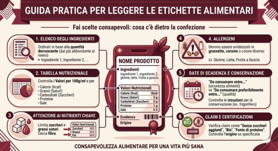 Come leggere le etichette alimentari