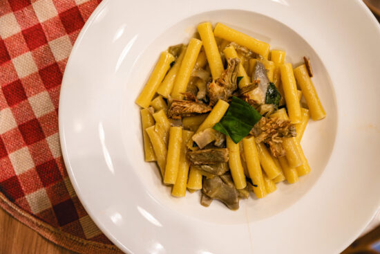 Pasta con i carciofi