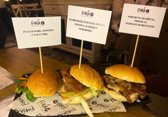Selezione di burger artigianali di Foria 46 Beer & Burger a Napoli