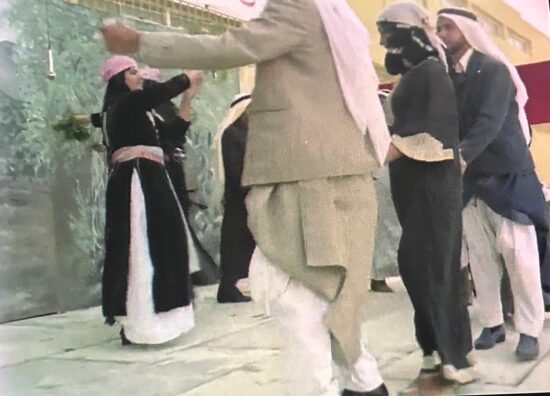 Immagine ripresa da un video di archivio presente nel film "Palrestinian land Global Change"