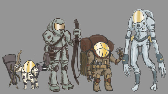 Concept art astronauti Hearthiani