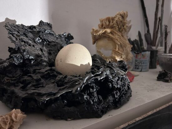 Opera di Emanuele Fasciani esposta a Condotto48