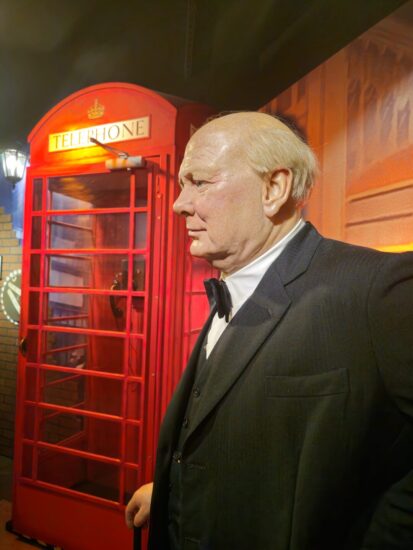 Statua di cera di Winston Churchill Madame Tussauds Vienna