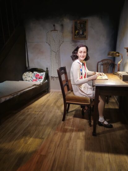 Ricostruzione stanza Anne Frank Madame Tussauds Vienna