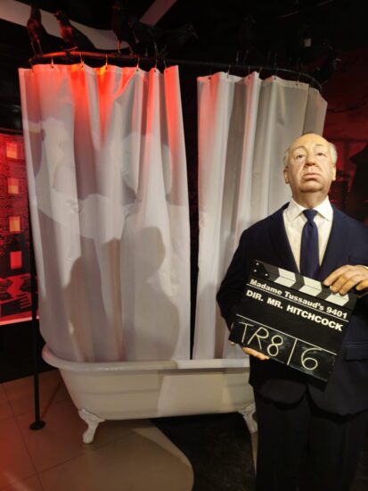 Alfred Hitchcock set Psycho Madame Tussauds Vienna