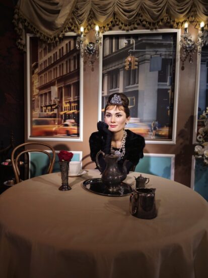 Statua di Audrey Hepburn Madame Tussauds Vienna