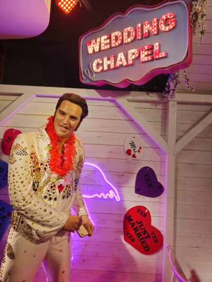 Elvis Presley wedding chapel Madame Tussauds Vienna