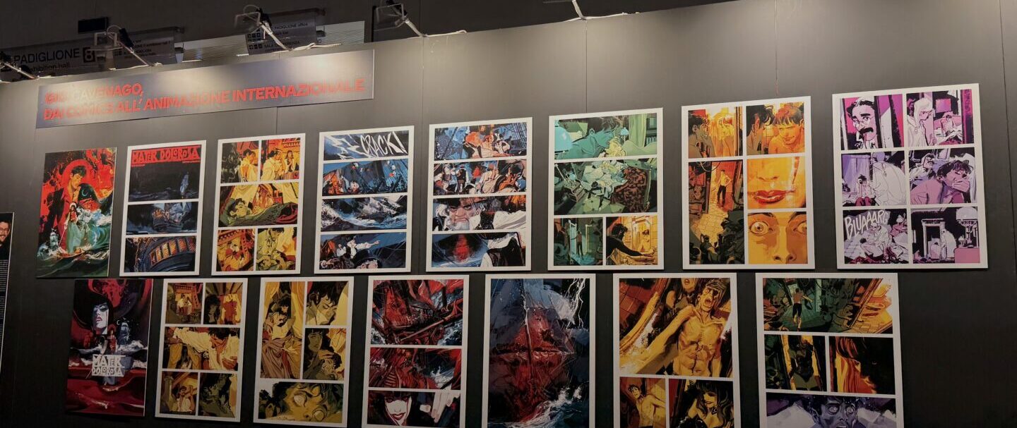 Esposizione Gigi Cavanago Romics 2026: Prima Giornata