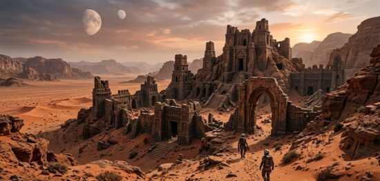 Ambientazione pianeta deserto Planetfall Infocom