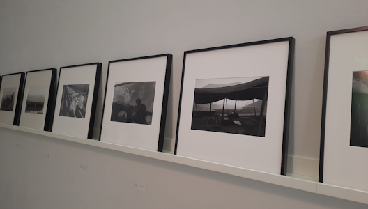 Veduta della mostra di Ivo Saglietti ai Magazzini Fotografici