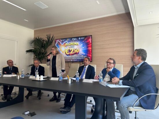 L'intervento dell'amministratrice delegata Lorenza Lei durante la conferenza stampa