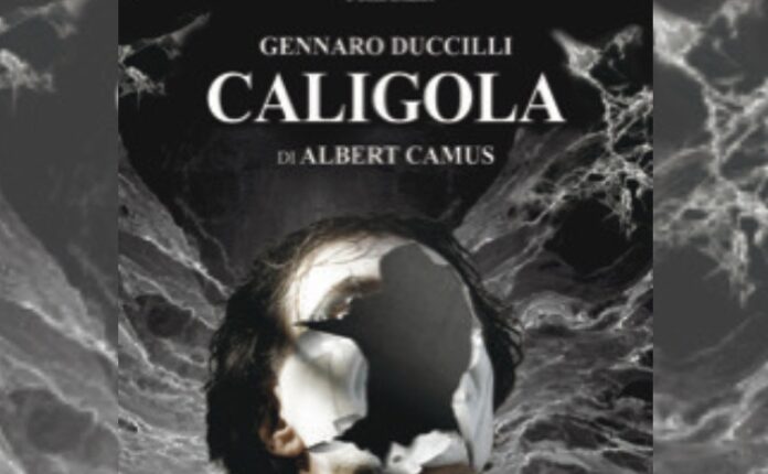 Locandina dell'opera teatrale "Caligola - Damnatio Visionis"