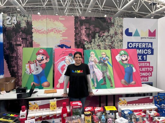 Romics 2026 - la responsabile operativa Caterina Falasca porta il Game Museum in fiera