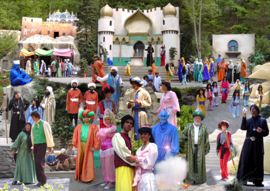 Rappresentazione teatrale all'aperto a Freudenberg