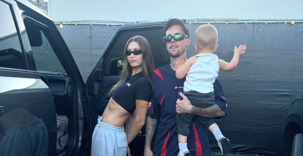 Justin Bieber al Coachella con sua moglie Hailey Bieber e il piccolo Jack Blues Bieber