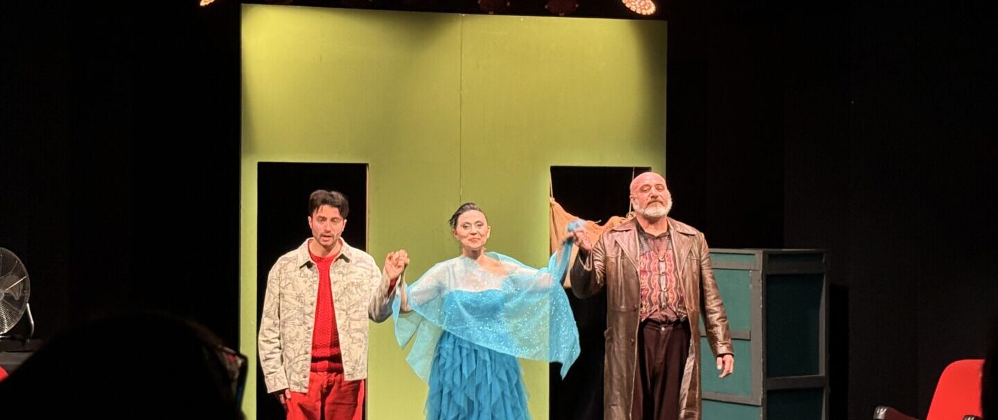 Alessandro Scafati, Maddalena Rizzi e Bruno Governale in “ Venditori di anime”