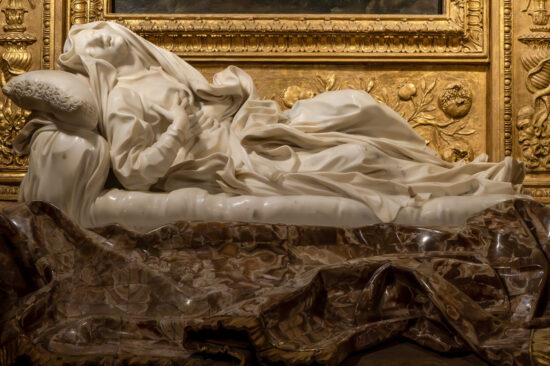 Gian Lorenzo Bernini, Estasi della Beata Ludovica Albertoni. Roma, San Francesco a Ripa.