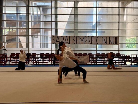European Gym for Life Challenge - fase di montaggio della coreografia