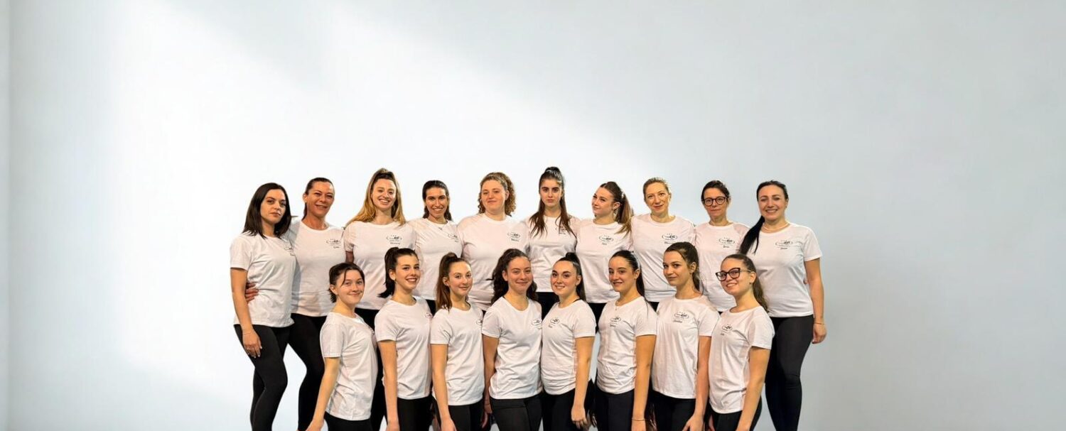 Gruppo completo del Team Italia per l'evento European Gym for Life Challenge