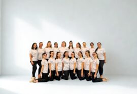 Gruppo completo del Team Italia per l'evento European Gym for Life Challenge