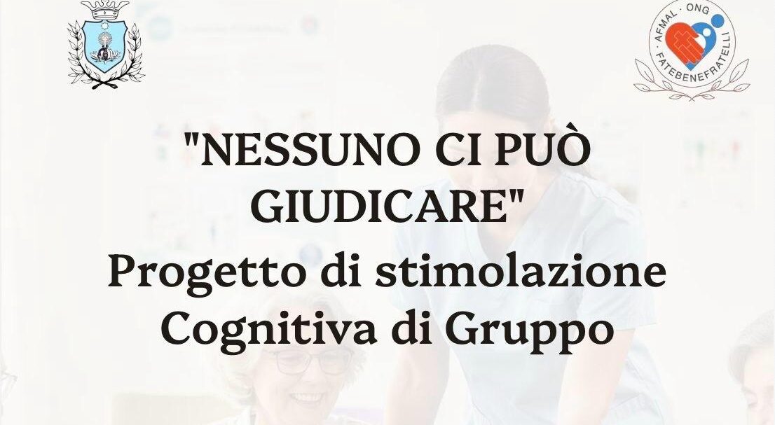 Locandina ufficiale dell’iniziativa “Nessuno ci può giudicare”