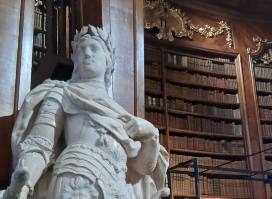 Esterno della Biblioteca Nazionale Austriaca a Vienna
