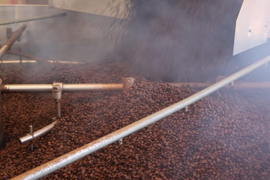 Fase di tostatura del caffè Kenon