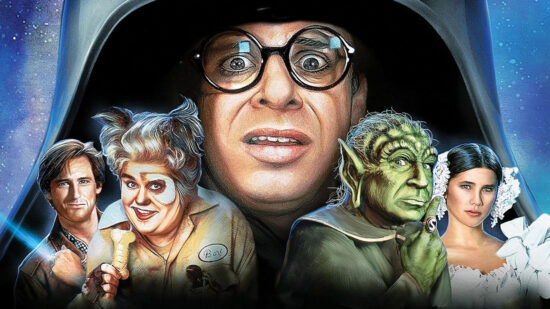 Mel Brooks - Locandina di Balle spaziali (particolare)