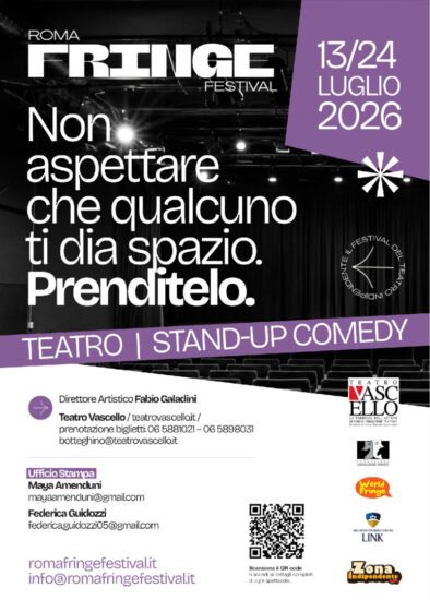 Locandina ufficiale del Roma Fringe Festival