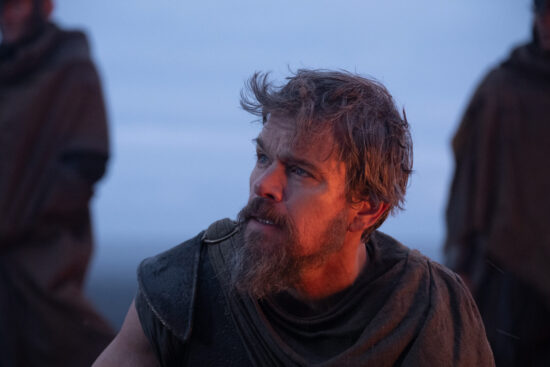 Un'altra immagine di Matt Damon in The Odyssey