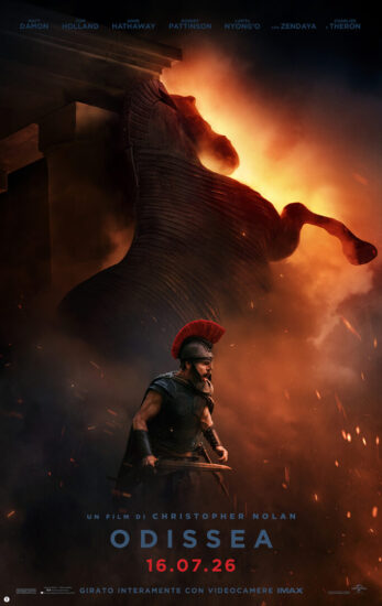 Locandina ufficiale del film L'Odissea (The Odyssey) di Christopher Nolan