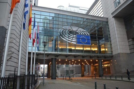 Parlamento europeo a Bruxelles