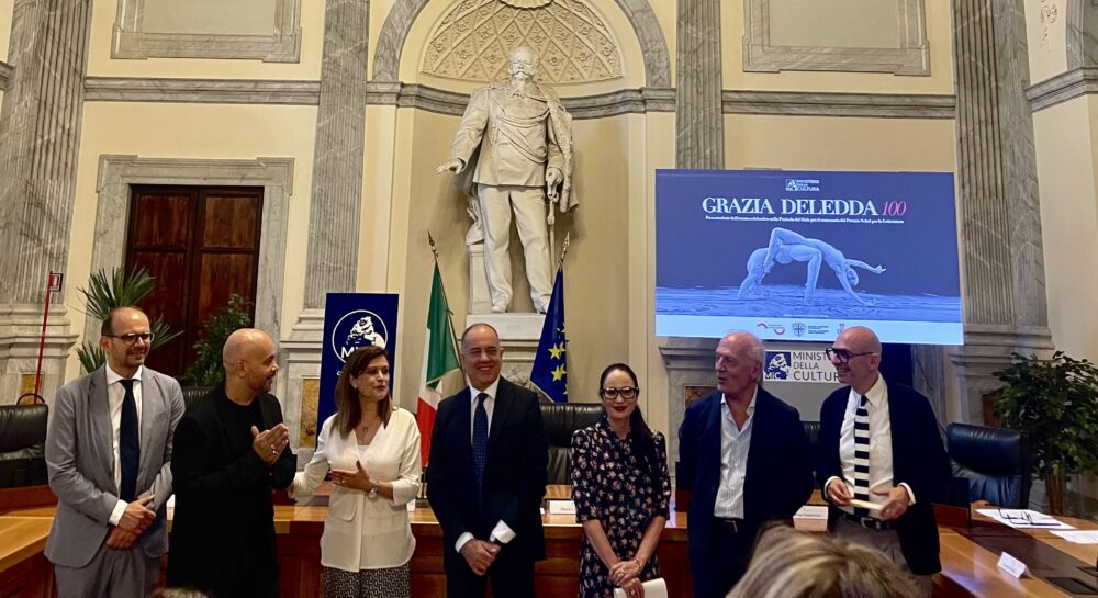 Presentazione del progetto Grazia Deledda 100 nella Sala Spadolini del Ministero della Cultura a Roma