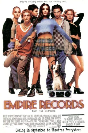 Locandina ufficiale del film Empire Records con Liv Tyler
