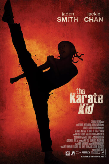 Locandina ufficiale del film The Karate Kid con Jaden Smith